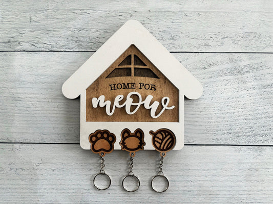 Home for Meow keychain and holder