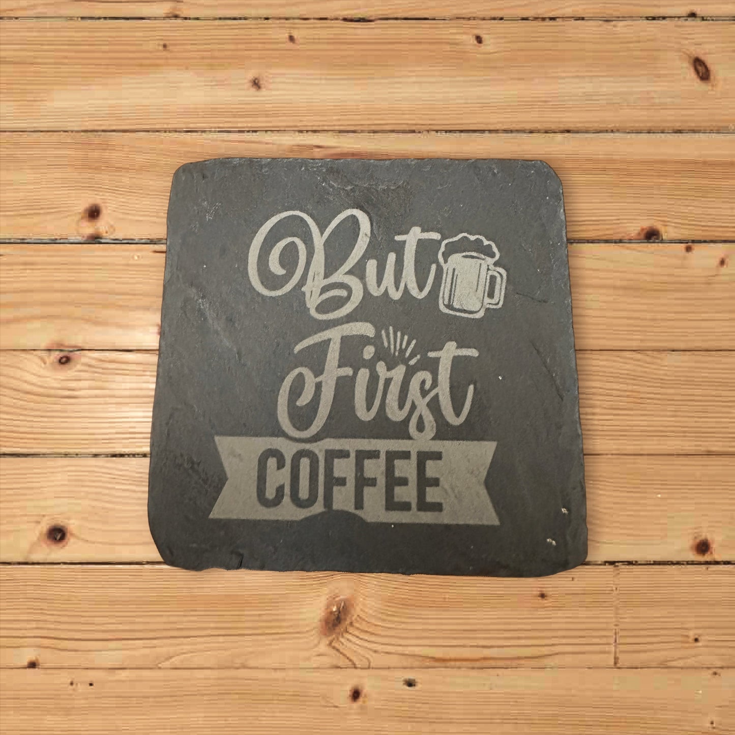 Custom slate coasters