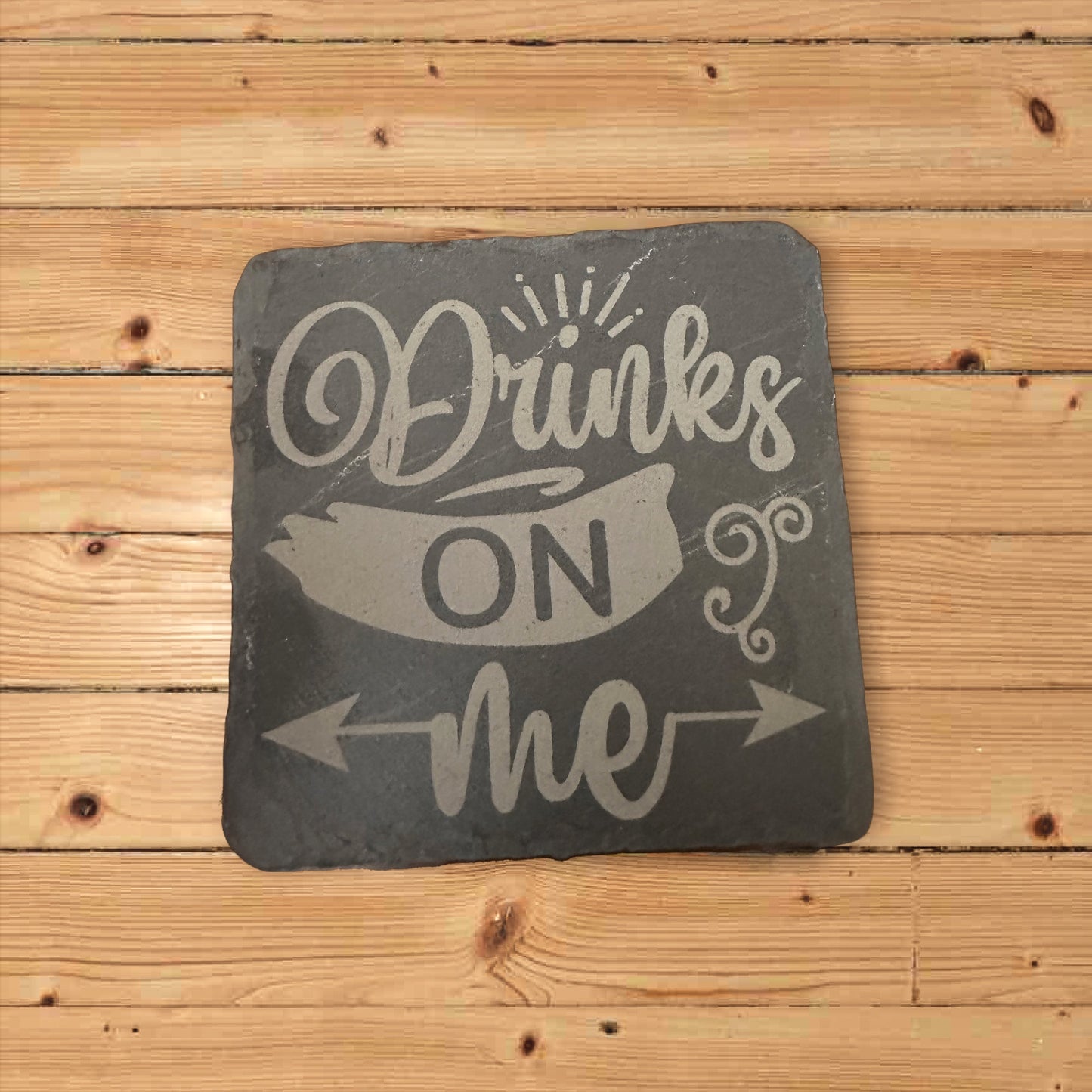 Custom slate coasters