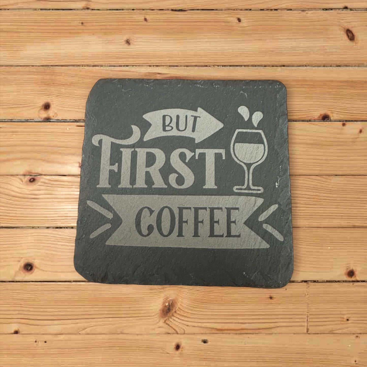 Custom slate coasters